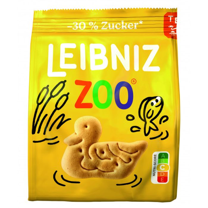 Bahlsen Leibniz Zoo weniger Zucker 125G