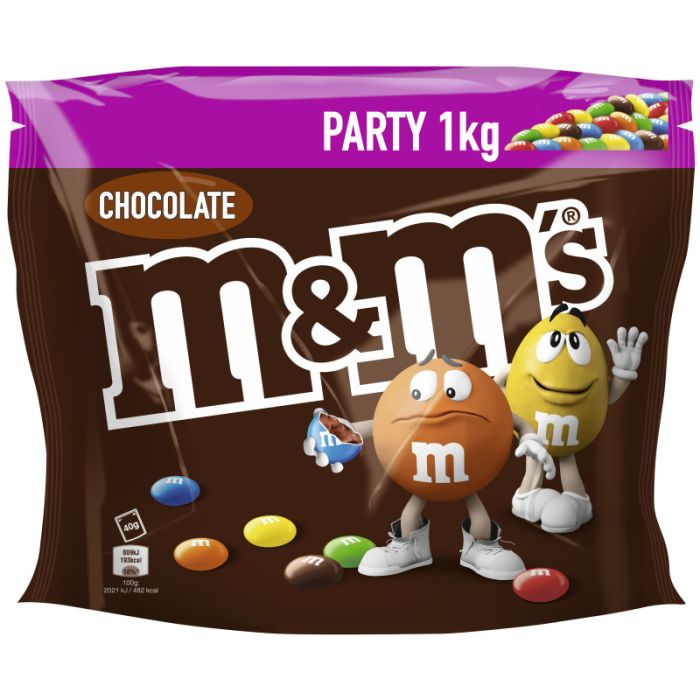 M&M Chocolate 1kg - Partybeutel