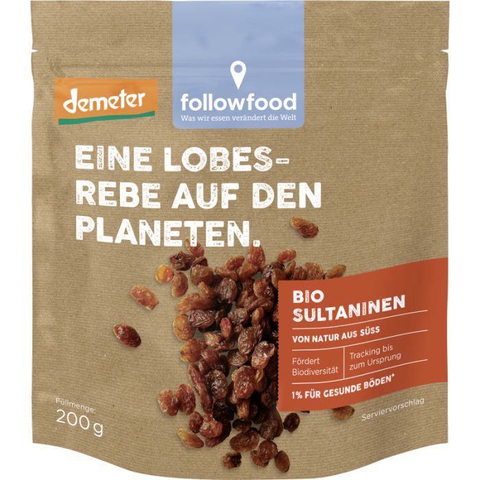 followfood Bio Sultaninen von Natus aus süss - 200g