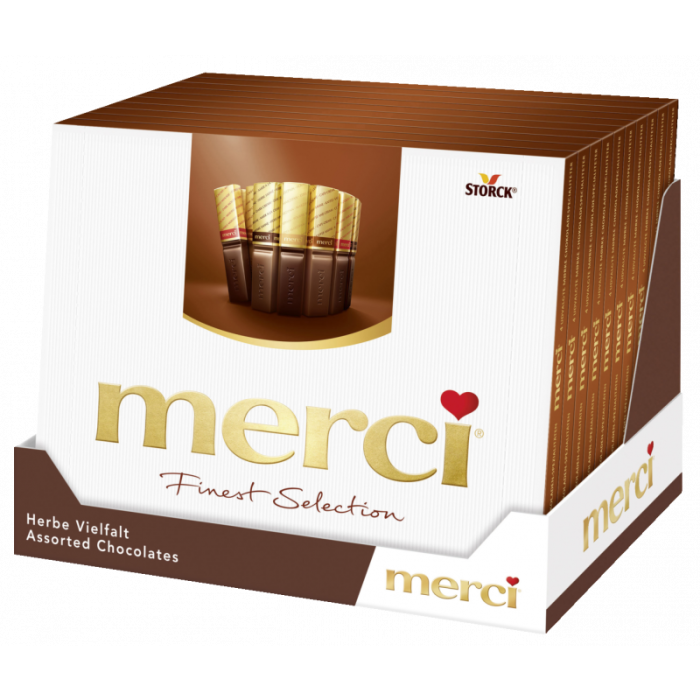 Multipack: 10x Storck Merci Herbe Vielfalt 250g