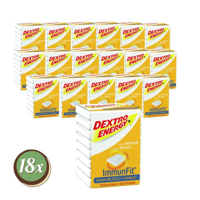 Multipack: 18x DEXTRO ENERGY* ImmunFit á 46g