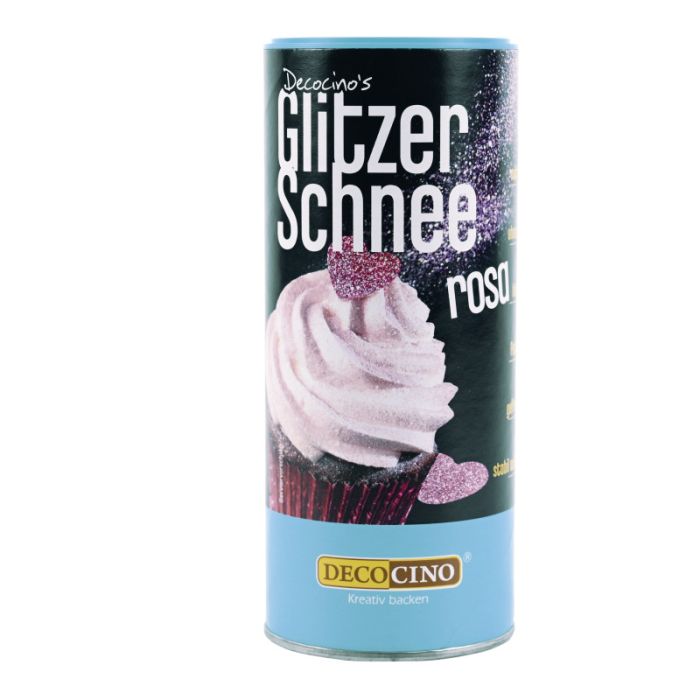 Decocino Glitzer-Schnee Rosa 100 g