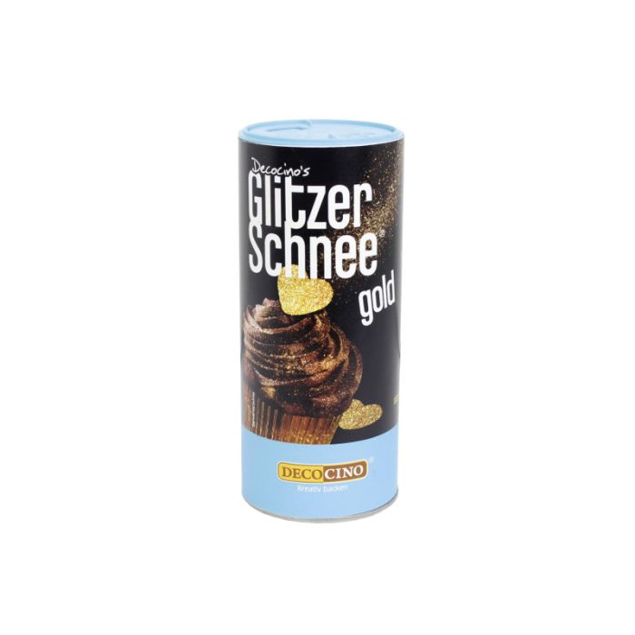 Decocino Glitzer-Schnee Gold 100 g