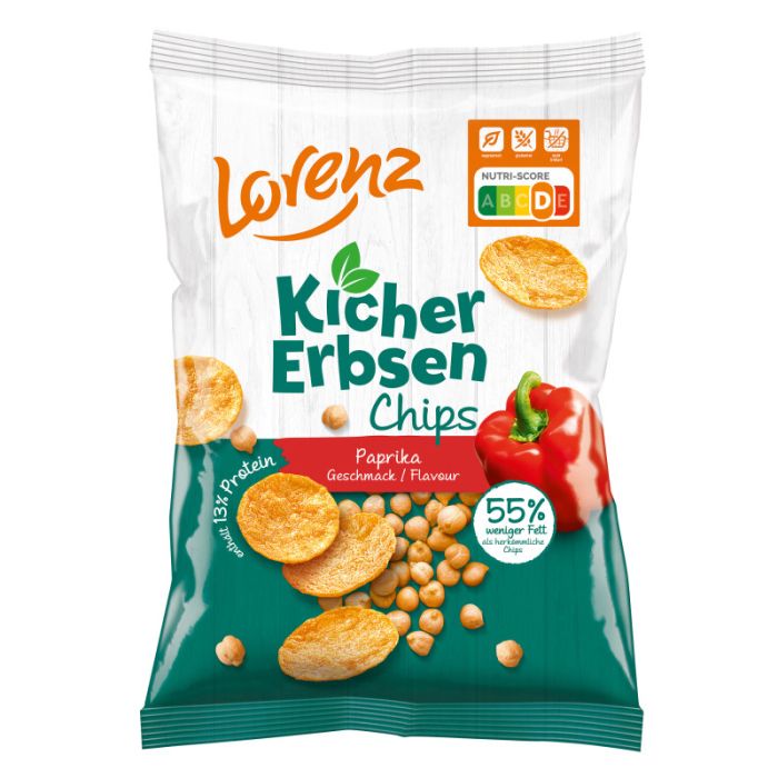 Lorenz Kichererbsenchips Paprika 85g