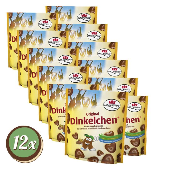 Multipack: 12x Dr. Quendt Dinkelchen Vollmilch à 85g