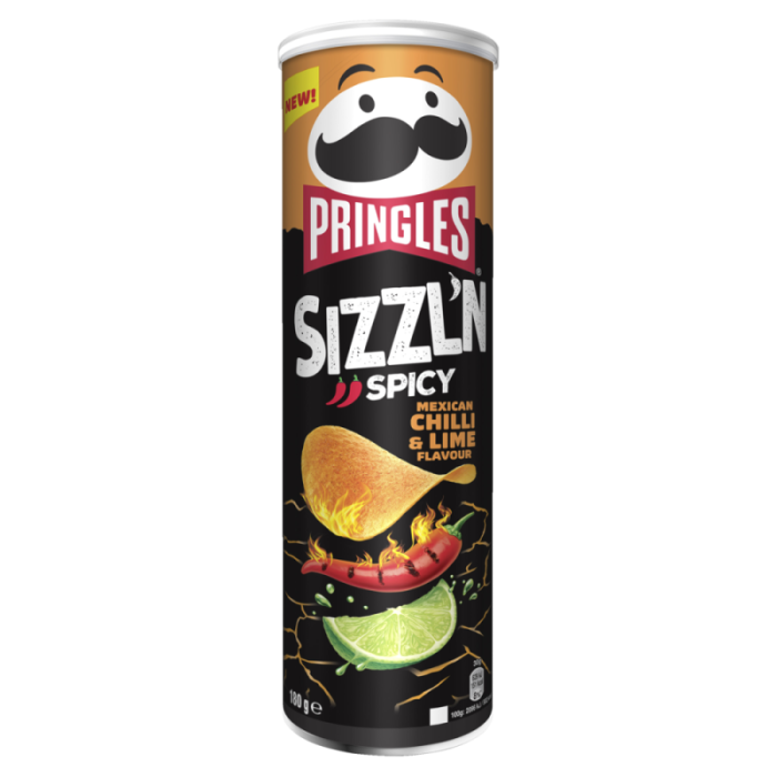 Pringles Sizzln Mexican Chili & Lime180g