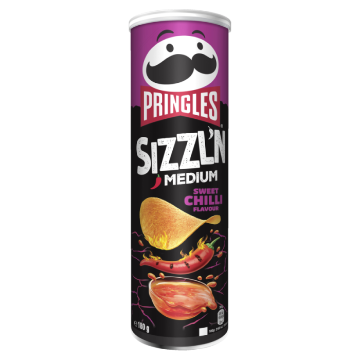 Pringles Sizzln Hot Sweet Chili 180g