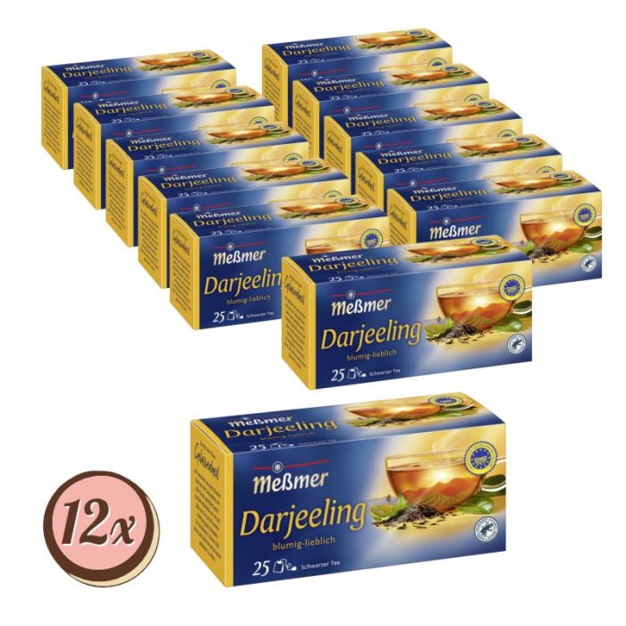 Multipack: 12x MEßMER Darjeeling 25er