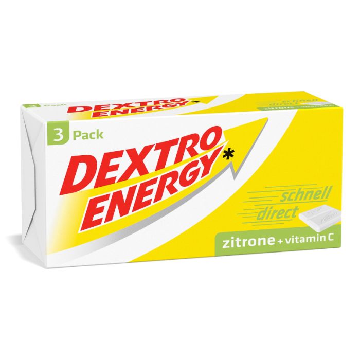 DEXTRO ENERGY* Zitrone + Vitamin C 3er Pack = 138g