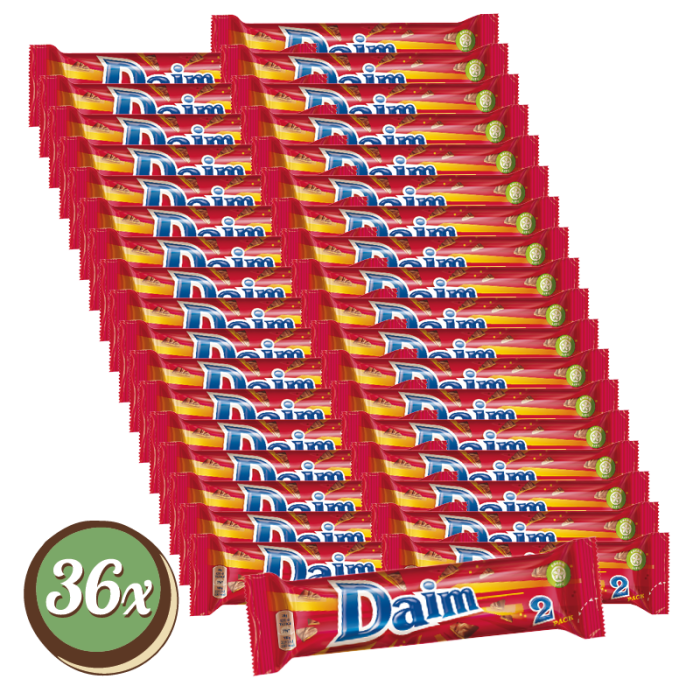 Multipack: 36xDaim 2er Riegel á 56g