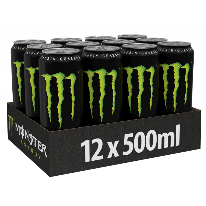 Multipack: 12x Monster Energie Original à 500 ml