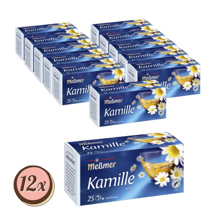 Multipack: 12x MEßMER Kamille 25er