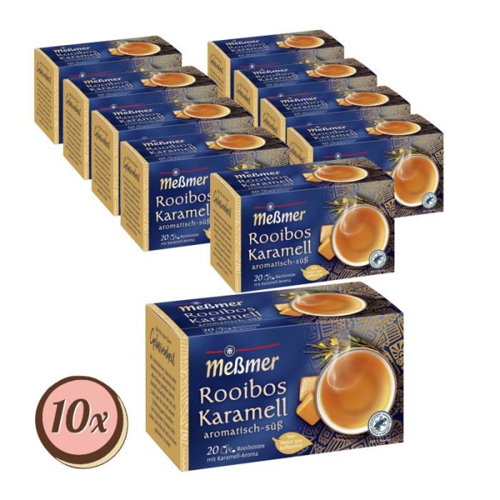 Multipack: 10x MEßMER Rooibos-Karamell 20er