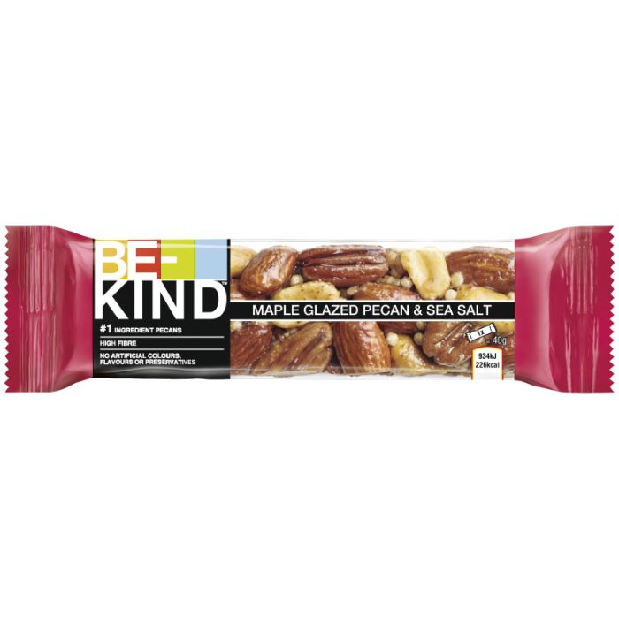 BE-KIND® Maple Glazed Pecan & SeaSalt 40g