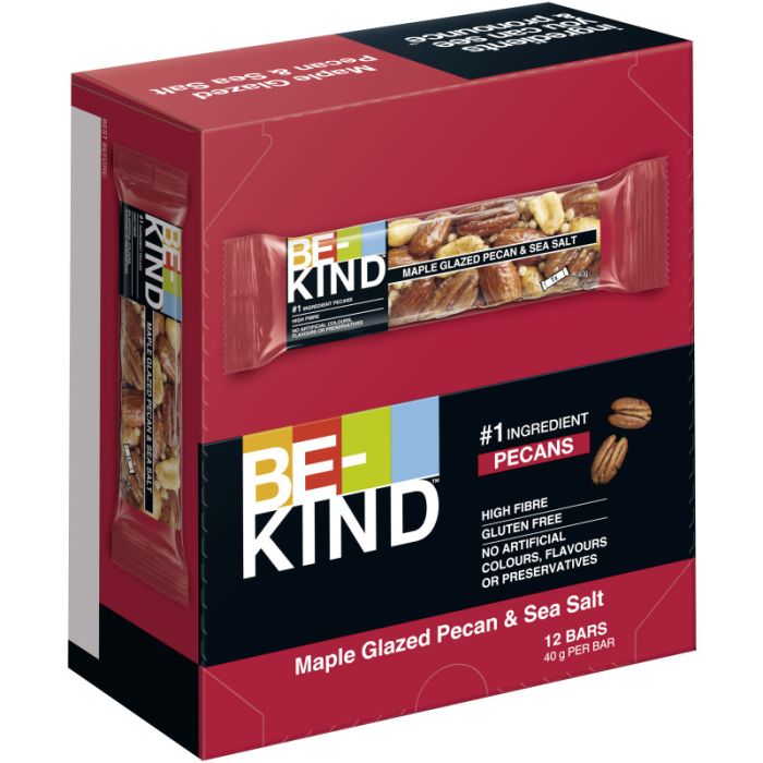 Multipack: 12x BE-KIND® Maple Glazed Pecan & SeaSalt á 40g