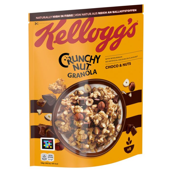 Kelloggs Granola Choco Nut Müsli 380g