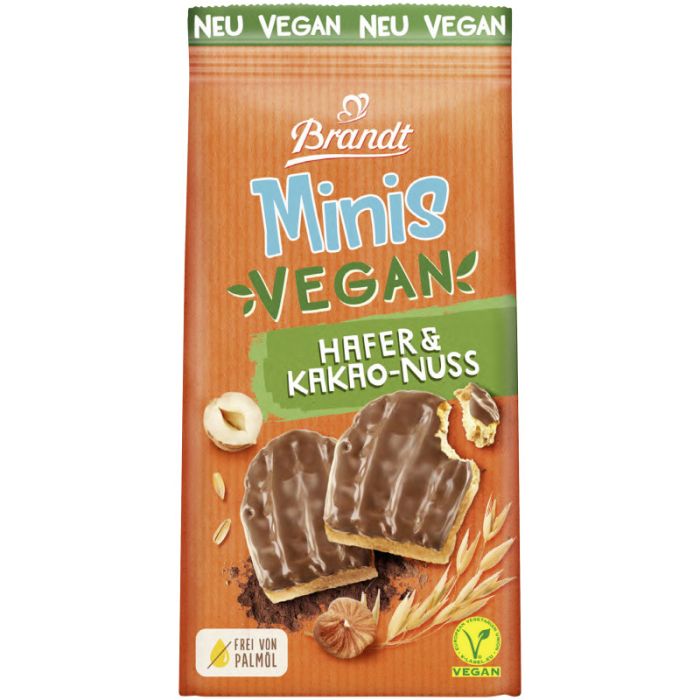 Brandt Minis Vegan Hafer&Kakao-Nuss 85g