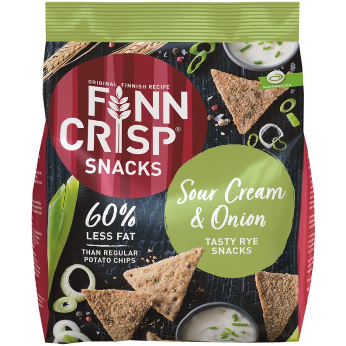 Finn Crisp Snacks Sour Cream & Onion 150g