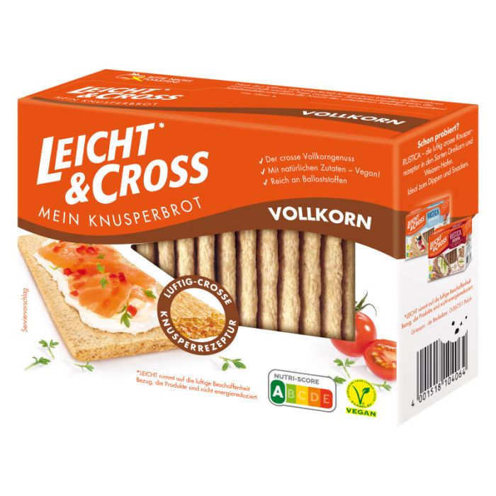 Leicht & Cross Knusperbrot Vollkorn 125g