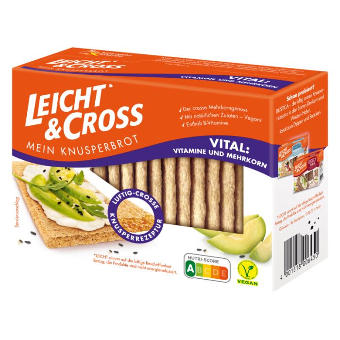 Leicht & Cross Knusperbrot Vital 125g