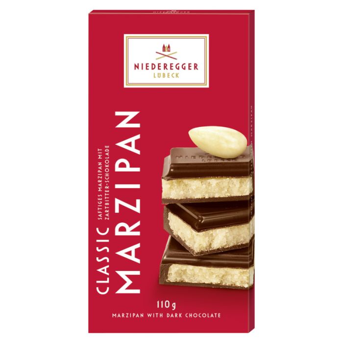 Niederegger Marzipan Tafel-Schokolade Classic Zartbitter 110g