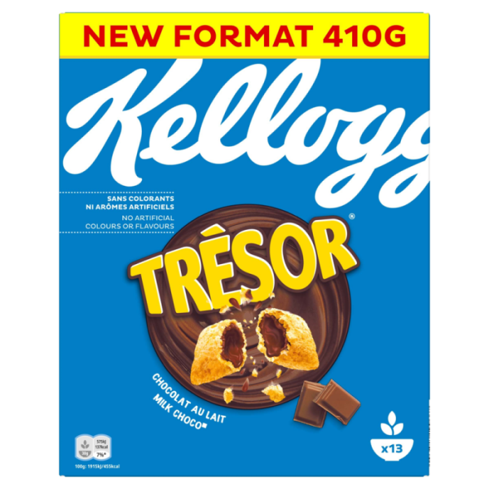 Kelloggs Tresor Milk Chocolate 410g