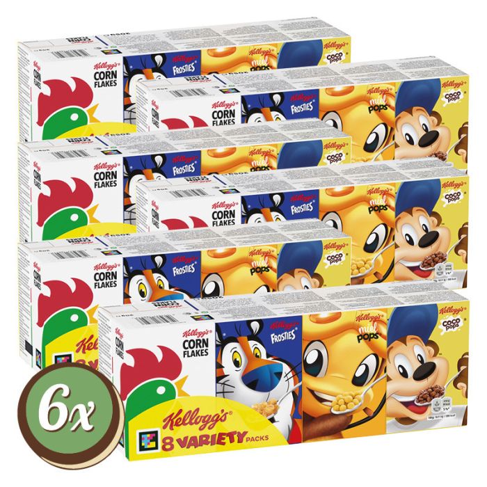 Multipack: 6x Kellogg's Variety Pack á 205g