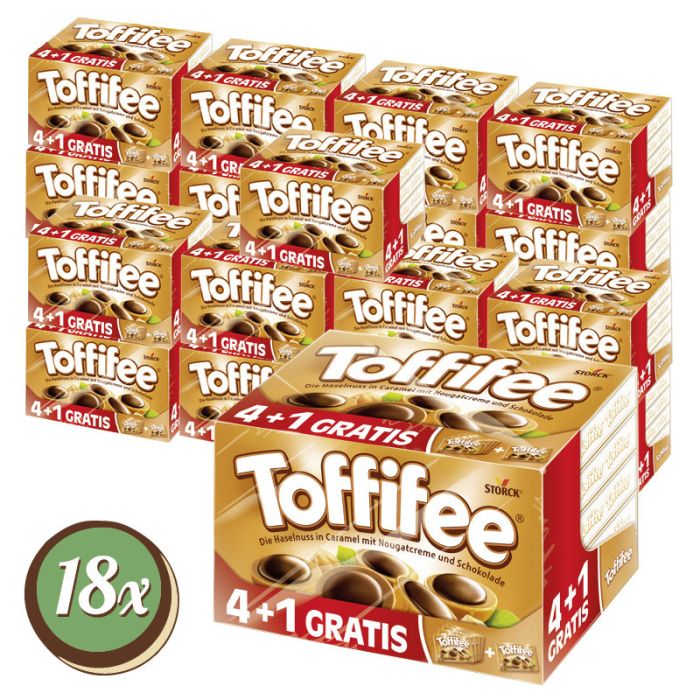 Multipack: 18x Toffifee 4+1 á 625g