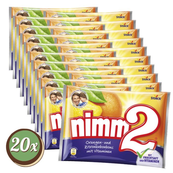 Multipack: 20x nimm2 Lachgummi Bonbon á 240g