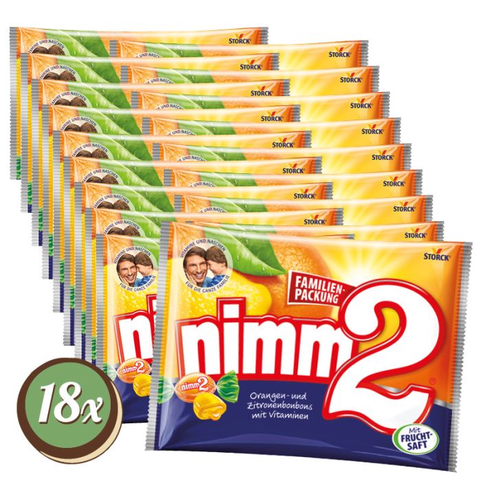 Multipack: 18x nimm2 Bonbon á 429g