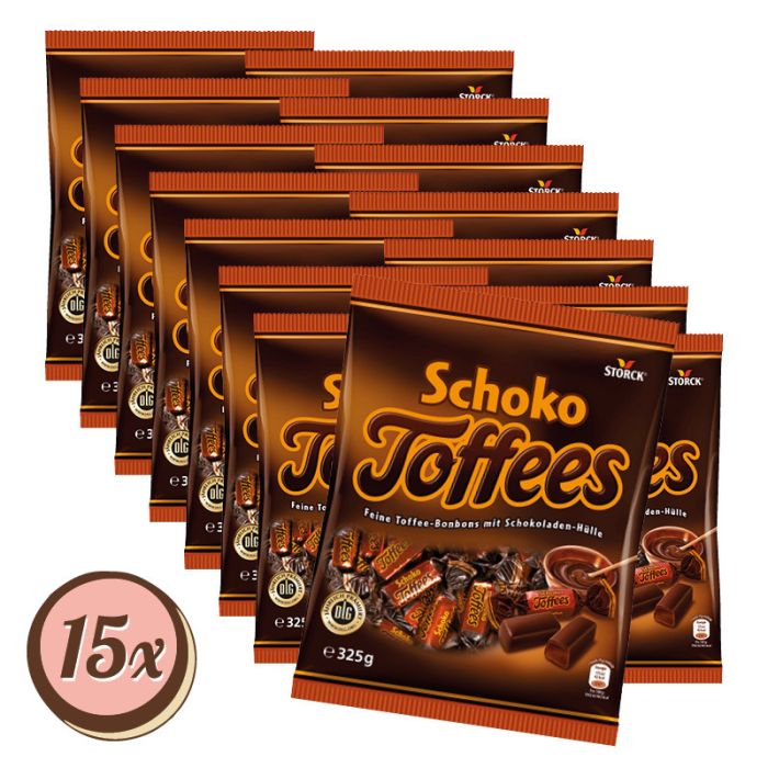 Multipack: 15x Storck Bunte Welt Schoko Toffees á 325g