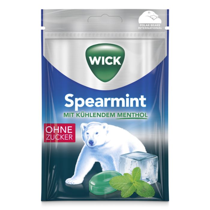 WICK Spearmint ohne Zucker 72g