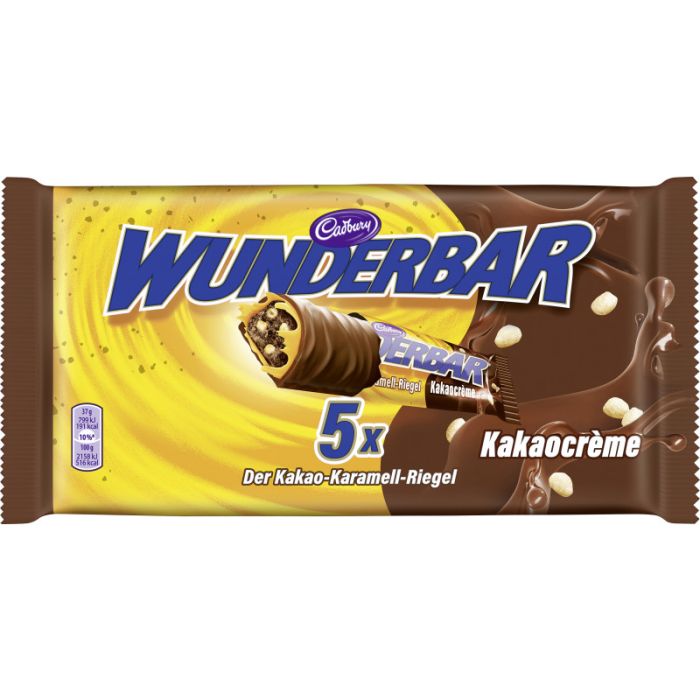 Cadbury Wunderbar Kakao 5x37g = 185g