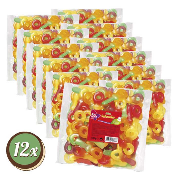 Multipack: 12x Red Band Fruchtgummi Schnuller á 500g