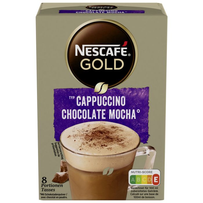 NESCAFE GOLD Typ Cappuccino Chocolate Mocha (8x18g) 144g