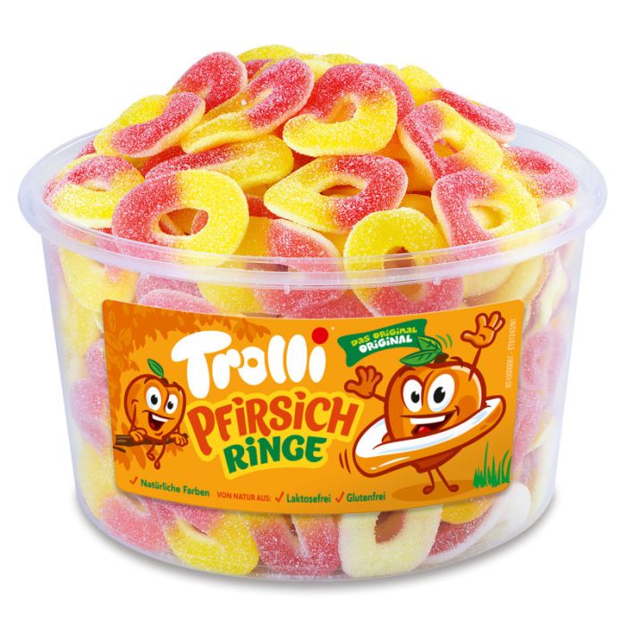 Trolli Pfirsichringe 150 St. (1200g)