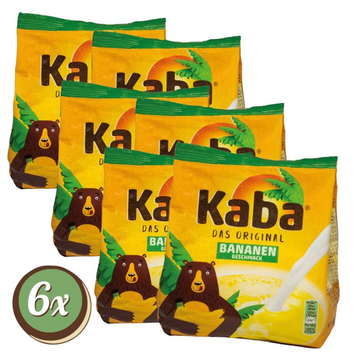 Multipack: 6x KABA BANANE-GETRÄNKEPULVER 6 X 400 g 400g