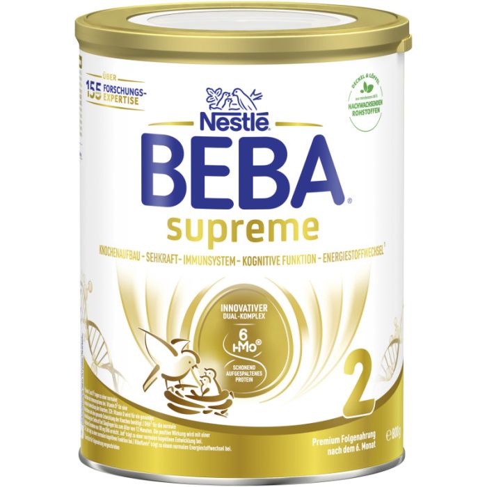 NESTLE BEBA SUPREME 2 Folgenahrung nach dem 6. Monat 800g