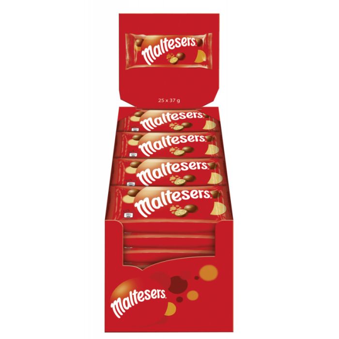 Multipack: 25x Maltesers Vollmilch-Schokoladenkugeln à 37g