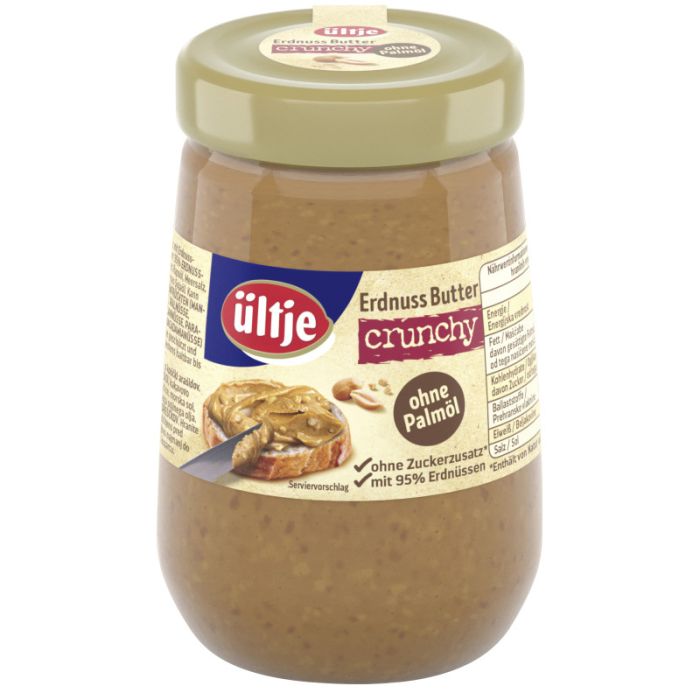 ültje Erdnussbutter crunchy 340g Glas