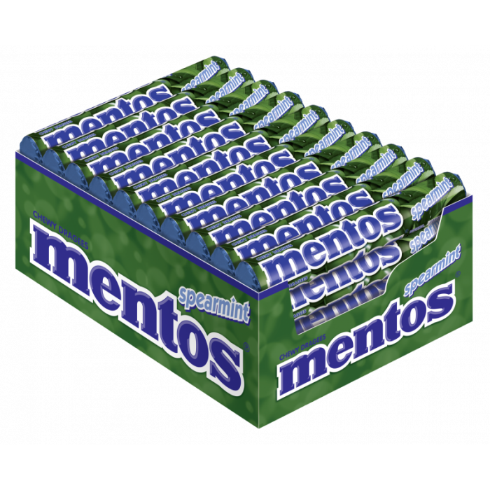 Multipack: 40x Mentos Spearmint à 38g