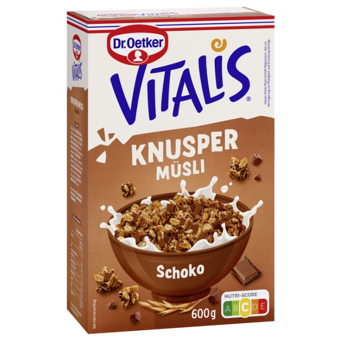 Dr. Oetker Vitalis Knuspermüsli Schoko 600g