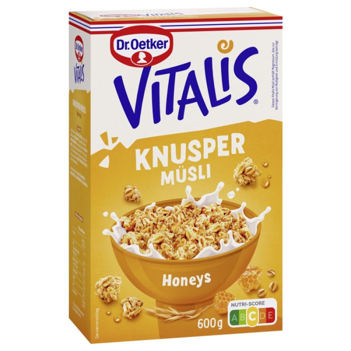 Dr. Oetker Vitalis Knuspermüsli Honeys 600g