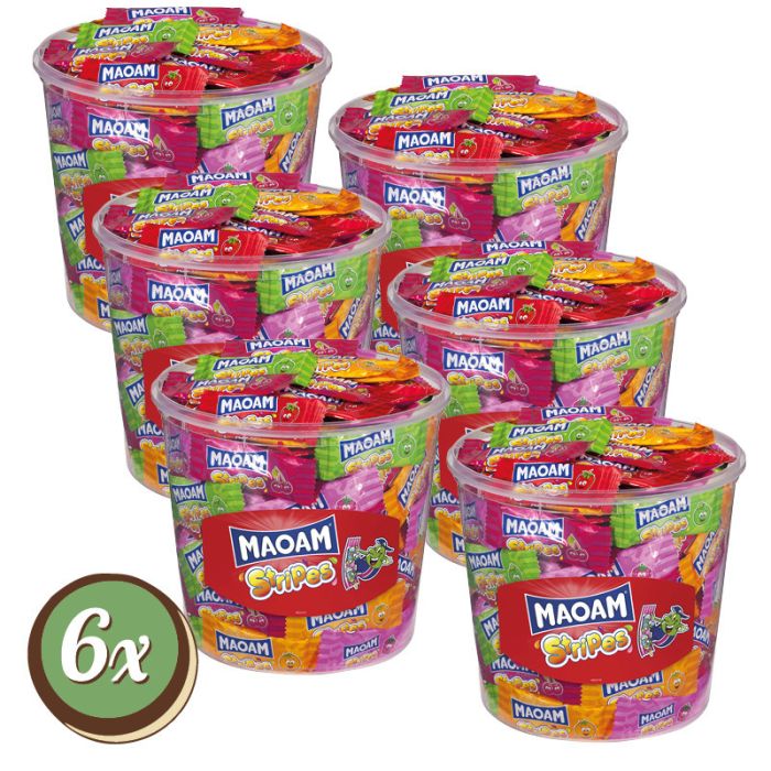 Multipack: 6x Maoam Stripes á 1050g