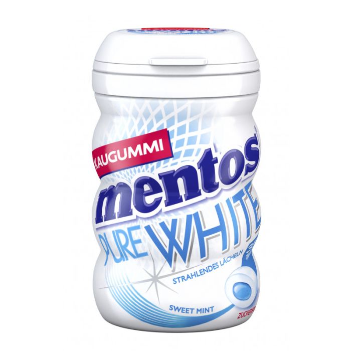 MENTOS Gum Pure White Sweet Mint 70g