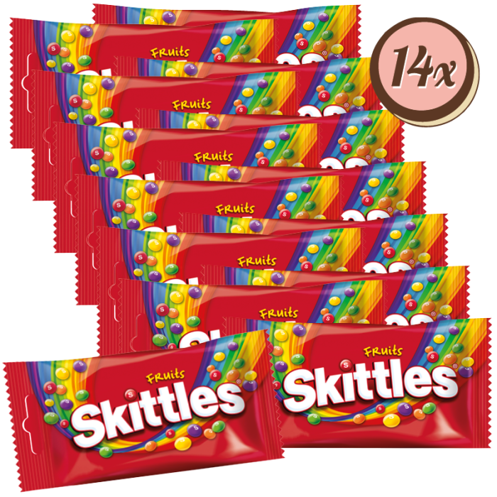 Multipack: 14x Skittles Fruit á 38g