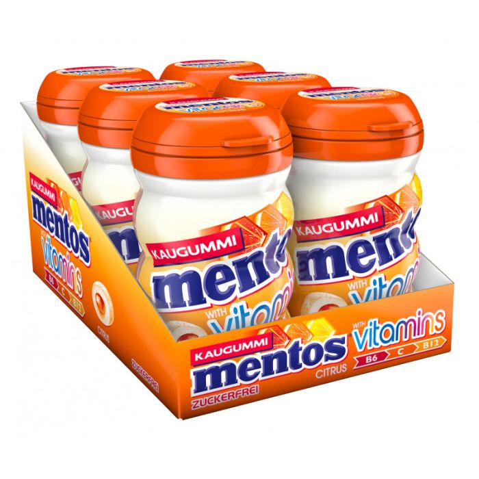 Multipack: 6x Mentos Gum Vitamins à 70g