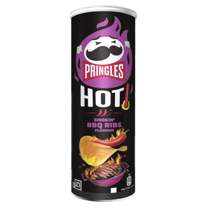 Pringles Hot Smokin' BBQ Ribs 160g