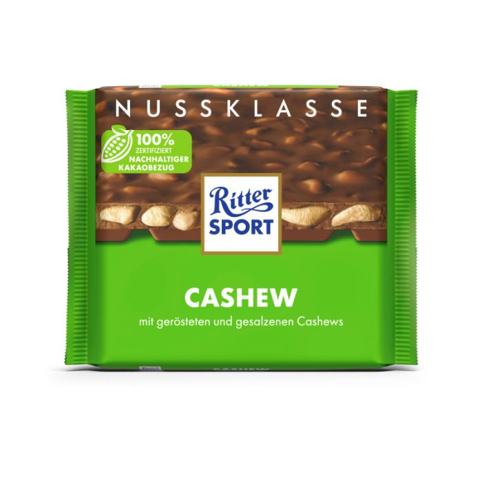 Ritter Sport Nuss Klasse Cashew Tafel 100g