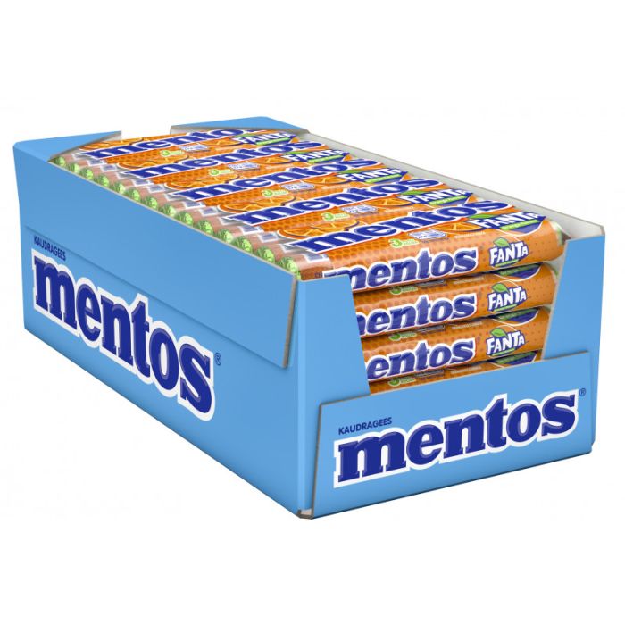 Multipack: 25x Mentos Fanta Orange 3er Pack à 112,5g